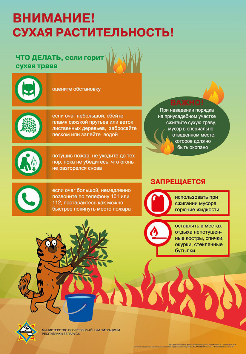 Осторожно! Пожароопасный период - Новости - 11-я городская поликлиника г.  Минска